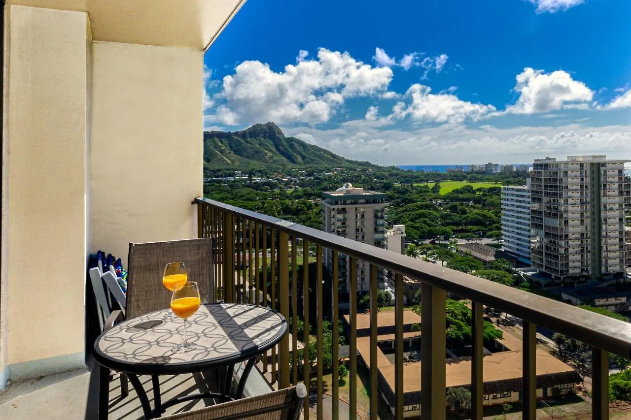 Waikiki Sunset City & Mountain View With Parking Honolulu Appartement