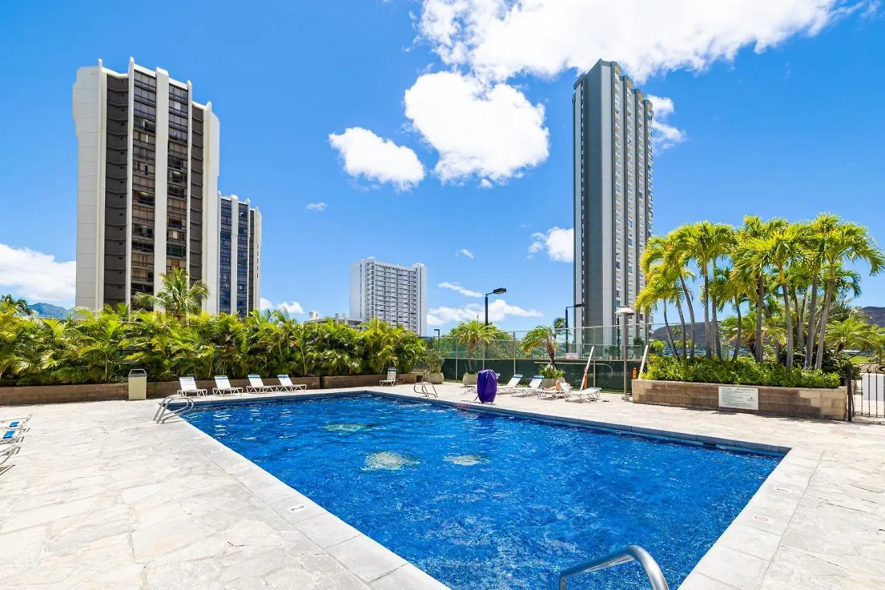 Waikiki Sunset City & Mountain View With Parking Honolulu 0*,