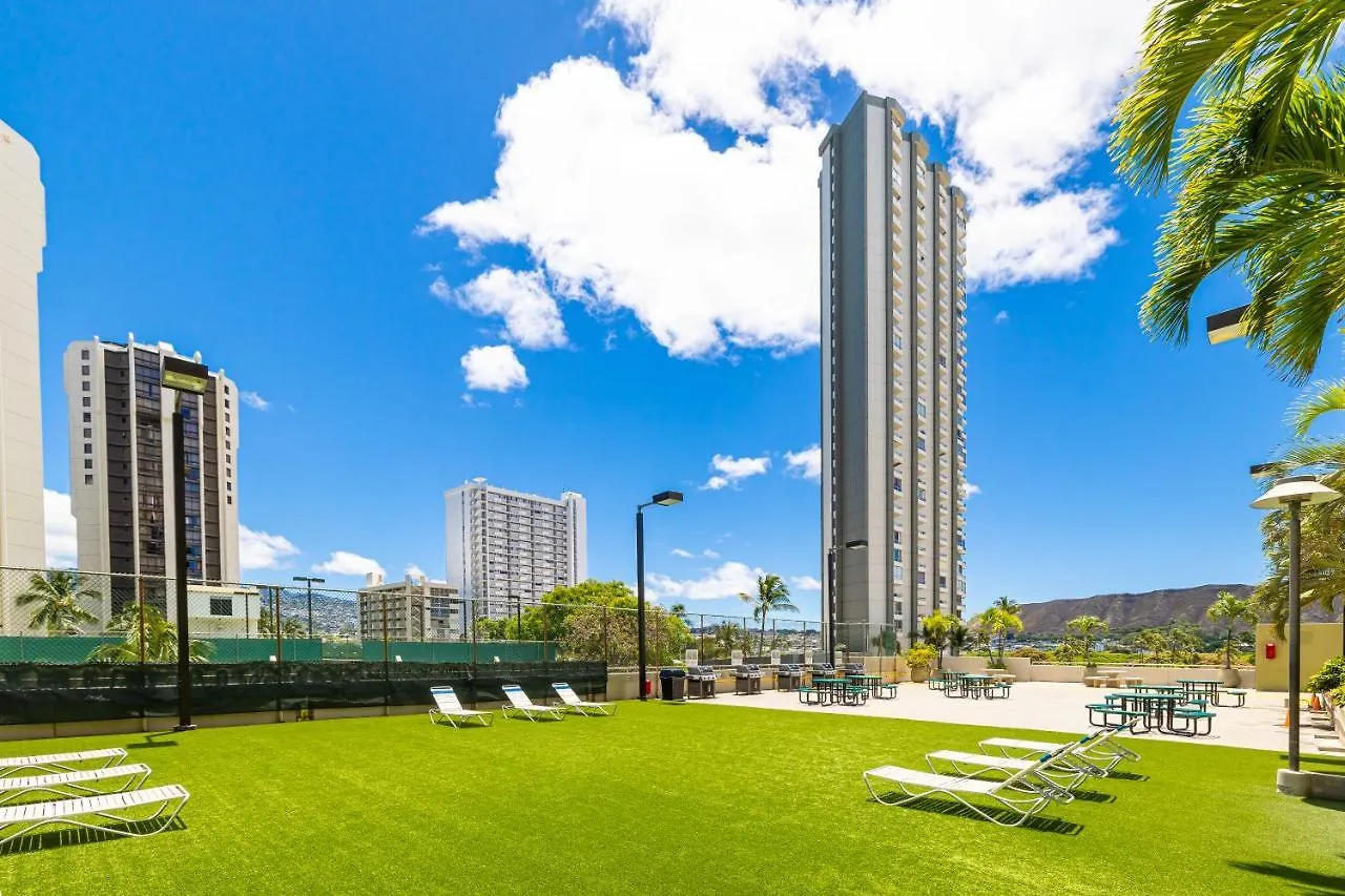Waikiki Sunset City & Mountain View With Parking Honolulu Appartement